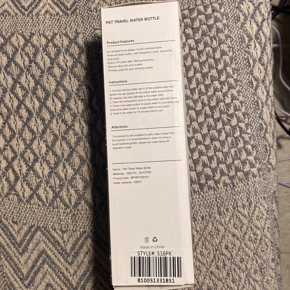 Pink Pet Life PYURE Handheld Travel Filtered Water Dog & Cat Feeder - Picture 4 of 6